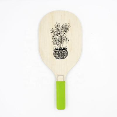 China Fashion maple plywood beach tennis racket paddleball pickleballs EVA racket grab 2 racket 2 balls +PP bag PM009 for sale