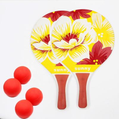 China Beach Ball Racket Set Factory Direct-Supply Paddel Pickleball Paddle Set for sale