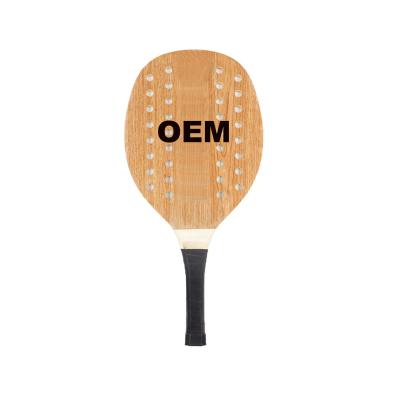 China Inside Or Ouside 6mm 8mm 10mm 12mm Customized Wooden Pickleball Paddle Set for sale