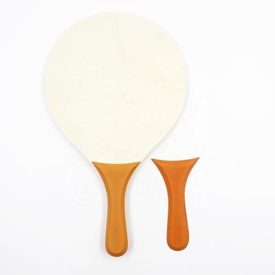 China Pickleballs Non-Slip Wooden Racquet Paddleball Racket Tennis Beach Grip Grip for sale