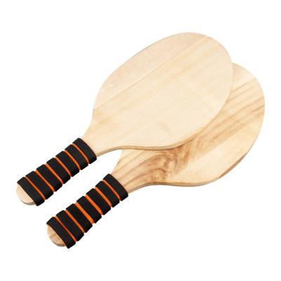 China China Alibaba Wooden Supplier Wooden Beach Racket Baseball Tap Net Paddle Racket Amazon Sports Goods for sale