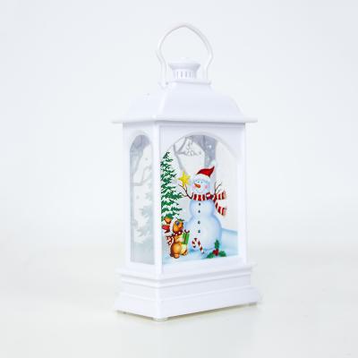 China Modern Explosive Christmas Ornaments Portable Christmas Lantern Semi-mechanical Ornaments for sale