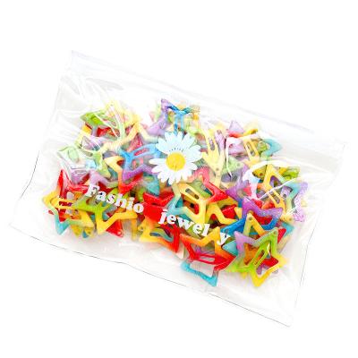 China 20Pcs/Set Korean style/Korean style candy color star glitter colorful baking girls hairpins lovely for kids for sale