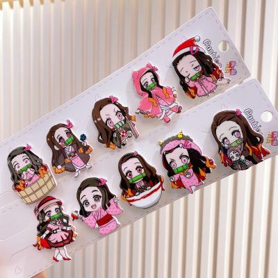 China Modern Japanese two-dimensional cartoon hair accessories hairpin anime girl acrylic hairpin for sale