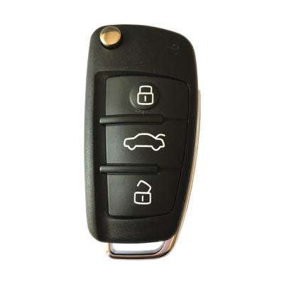 China CN008064 Car Key 3 Button 315MHZ 8E Chip For A-udi A6 Q7 4F0 837 220A for sale