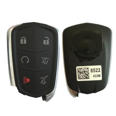 China Car Key 5+1 Button Car Key Remote For Cadillac Escalade FCC ID Hyq2Eb 433Mhz Ncf2951E Chip Transponder for sale