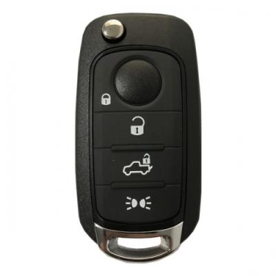 China Good Quality Car Flip Key CN017010 For 500 500X With 4Buttons 434MHz Megamos 88 AES VIRGIN Blade SIP22 for sale