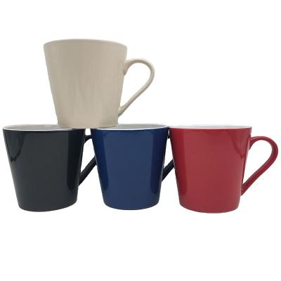 China Wholesale Hot Sale Color Cheap Coffee Mug Viable Large 20 Ounce Ceramic Coffee Mug Coffee Mugs for sale