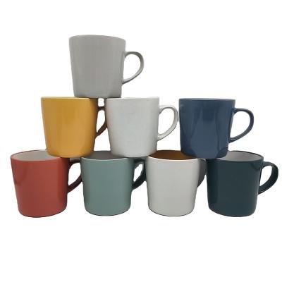 China Viable Wholesale Hot Sale Color 14oz Cheap Running Ceramic Coffee Mug Glazed Mug for sale