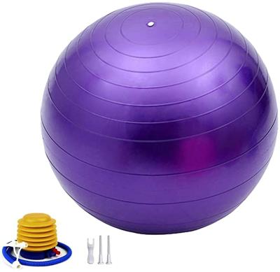 China Non-slip Gym Ball Customize Logo PVC Fitness Stability Ball 75cm Yoga Ball Eco Friendly for sale