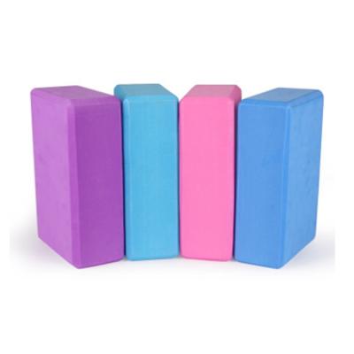 China Durable EVA Foam Brick Eco Friendly High Density Purple Blue Keep Balance Light Weight Non-Slip Outdoor Yoga Block for sale