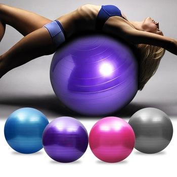 China Professional High Quality Durable Gym Massage Ball PVC Yoga Ball 75cm For Indoor Use Pilates for sale