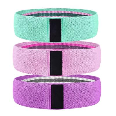 China Keep Fitness Hip Bands Hot Sale Workout Gym Yoga Fitness Non Slip Exercise Stretching Resistance Hip Band for sale