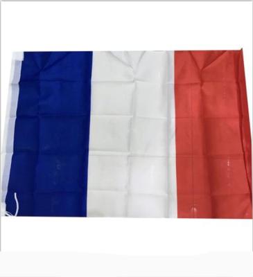 China France National Flag Hot Sale 2019 Hanging Silk Printing Fast Delivery Advertising All Country National Flag for sale