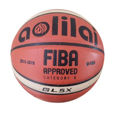 China Wholesale High Quality Size 5 Ball Baloncesto Aolilai GL5X Leather Basketball Teen Basketball China Manufacture PU Basketballs for sale