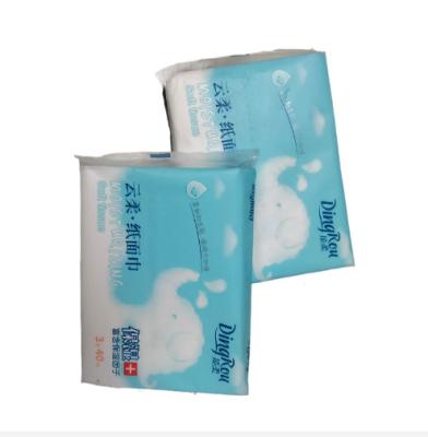 China SKIN CARE Disposable Facial Cotton Baby W Dry Clean Personal Protective Suit To Clean Wet And Dry Cloth for sale