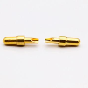 China PCB color design high current power supply solder cup pogo pin M2236 gold plated connector for sale