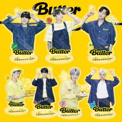 China Wholesale South Korean Kpop Idol Double Sides JK V JIMIN JIN Acrylic Stand Bangtan Boys Butter Standee for sale