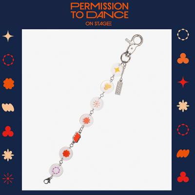 China CLASSIC New Wholesale Kpop Concert Bangtan Boys License To Dance On Stage Metal Phone Chain for sale