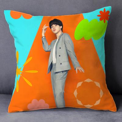 China 2021 Wholesale KPOP Idol Bangtan Boys PORTABLE Clearance To Dnace On Stage Pillowcase Cushion Cover for sale