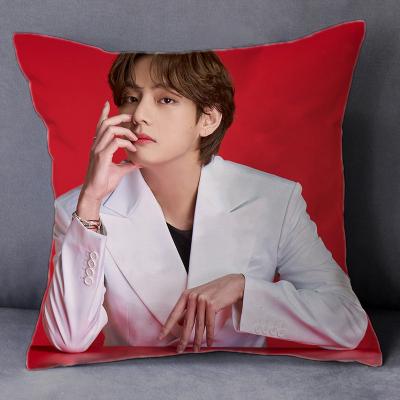 China 2021 Wholesale KPOP Idol Bangtan Boys GATHERINGS LDF Photo Pillow Case Cushion Cover PORTABLE for sale