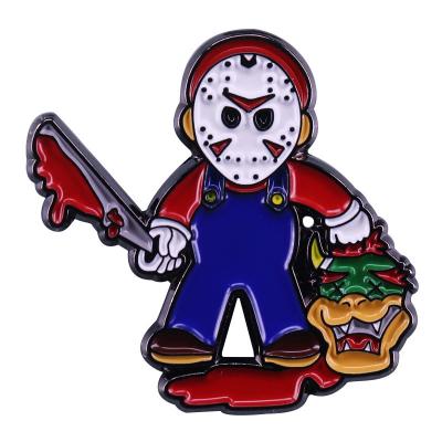 China South Korean Friday The Thirteenth Horror Movie Inspired Pin Badge for sale