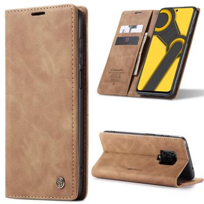 China Retro Flip Leather Stand Wallet Card Holder PU Cell Phone Cover Case Luxury Caseme For Xiaomi For Redmi Note 9S 9 Max Pro for sale