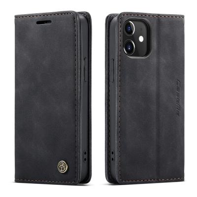 China Retro Flip Leather Phone Case High Quality Caseme Stand Wallet Card Holder PU Cell Phone Cover Case For iPhone 12/12 pro/12 pro max for sale