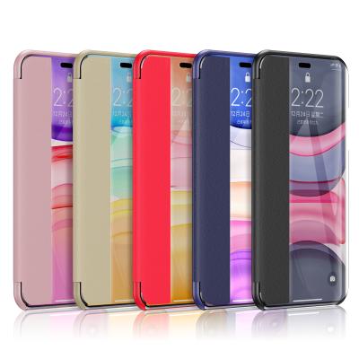 China Factory Price PU+ PC Flip Cover Mobile Phone Case Stand Leather iPhone 11 Protective PU PC Flip Cover Cases Mobile Phone Coque Case For PC/11 Pro/11 Pro Max for sale