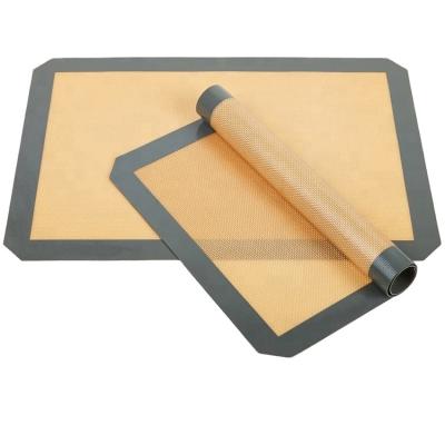 China Viable Hot Sale Kitchen Non-Stick Bakery Oven Baking Silicone Heat Resistant Mat for sale