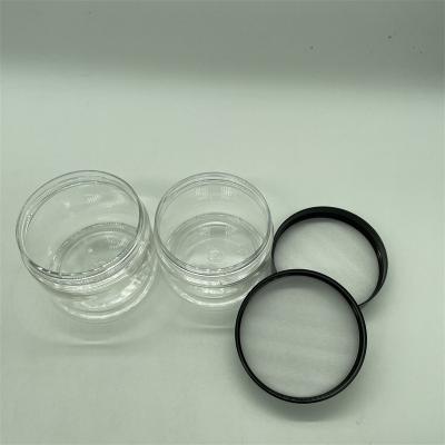 China Latest Cosmetic Luxury Product Clear PET Jars Custom Made Plastic Jar Hot Selling Plastic Cream Jar for sale