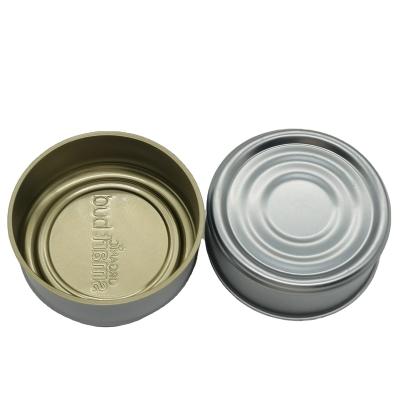 China High Quality Food Squeeze Sealed Metal Tin Cans Empty Food Grade Round Tin Cans for sale