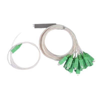 China Hot Selling High Quality FTTX/CATV/LAN/PON 2x16 2 16 Mini PLC Splitter Single Mode 0.9mm Fiber Optic Cable for sale