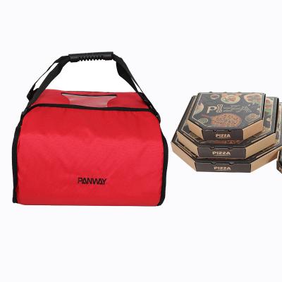 China Waterproof Pizza Bag Food Delivery 12v Car Charger Cable Heated Insulated Pizza Food Delivery Bag for sale