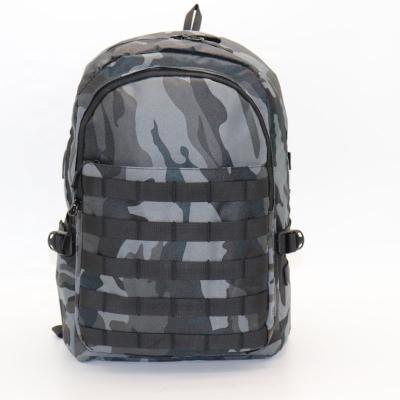 China Camouflage Logo USB Camouflage Backpack Unisex Bag Waterproof Outdoor Sport Custom Army School Fan Travel Bag for sale