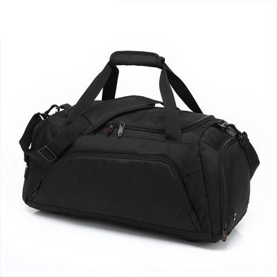 China Fashion Gym bag custom logo Manufacturer Practical Travel Bag men black Waterproof gym bag for sale