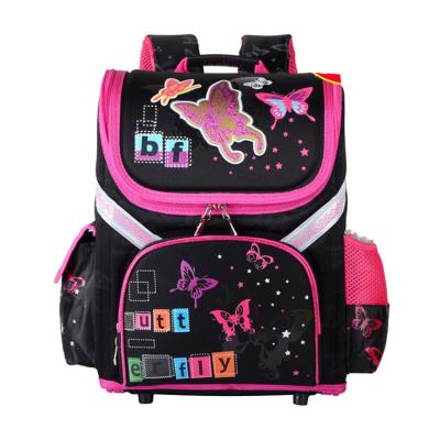 China Waterproof School Backpack Children Fashion Custom Logo Butterfly Waterproof Student School Backpacks Primary Children Bag for sale