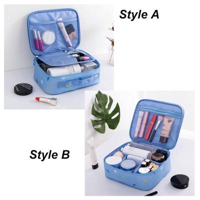 China Fashion Polyester Travel Makeup Women Cosmetic Pouch Waterproof Toiletry Bag Cosmetic Bags for sale