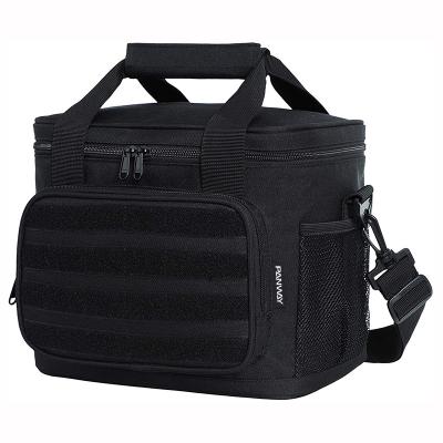 China Reusable Waterproof Insulated Cooler Bags Military Tactical Lunch Men Travel Office Picnic Waterproof Tactical Cooler Bag for sale