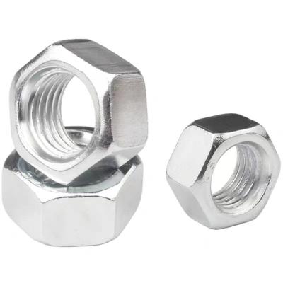 China Yongnian heavy industry factoory supply galvanized grade 4.8 hex nut for sale