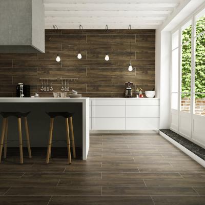 China Metal Tile Glazed Wood Ceramic Tile for sale