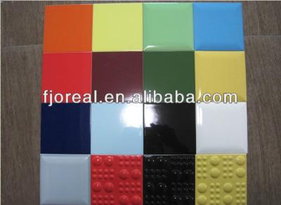 China Interior Tiles 150x150 200x200mmPure Color Ceramic Wall Tile for sale