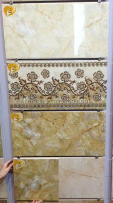 China Glazed metal tiles 300x600mm glazed wall and floor tile for kitchen romm for sale