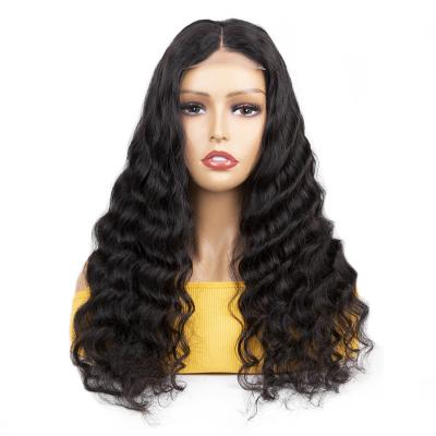 China Cambodian Swiss Human Hair 4X4 Lace Closure Wigs Front Wigs Vendor Wholesale Mink Deep Wave Bouncy Deep Curly Hair Lace Front Wigs Ready To Ship for sale