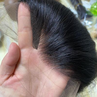 China Virgin Human Hair HD 13x4 360 Lace Frontal Closure 2X6 4X4 5X5 Cheap Straight Raw Peruvian Transparent Lace Frontal Closure for sale