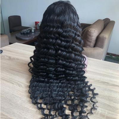 China Cheap Deep Wave Yeswigs Hd Loose Deep Wave Full Lace Front Wig Raw Brazilian Virgin Hair Lace Closure Wig For Black Women Seller for sale