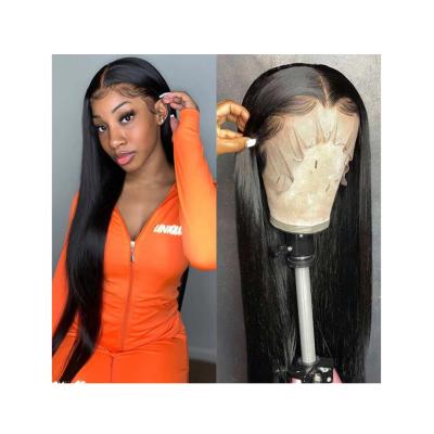 China Yeswigs Mink Brazilian Virgin Human Hair Hd Full Straight Transparent Lace Frontal Wigs For Women 13X4 Colored Lace Front Human Hair Wig for sale