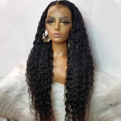 China Wholesale Lace Front Wig Human Hair Vendor Afro Virgin Hair Hd Full Brazilian Raw Curly Full Frontal Wig Wholesale Cheap Kinky Curly Lace Front Wig for sale