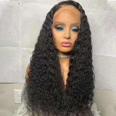 China Hd Lace Front Wig For Black Women Virgin Hair Indian Curly Curly Raw Cheap Transparent Frontal Full Lace Wig Afro Straight Full Lace Wig For Black Women for sale