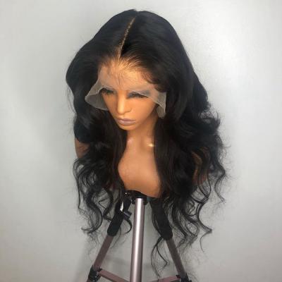 China 100% Transparent Full Hd 360 Lace Frontal Wig Body Wave Virgin Brazilian Raw Human Hair Extension Front Wig For Black Women for sale